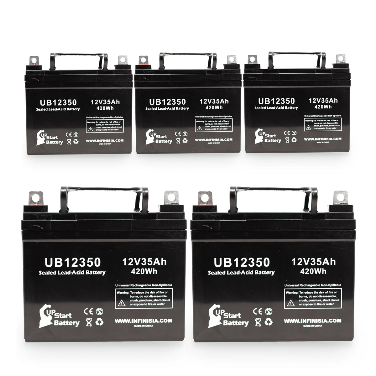 12V 35Ah AGM SLA Sealed Lead Acid Battery X598