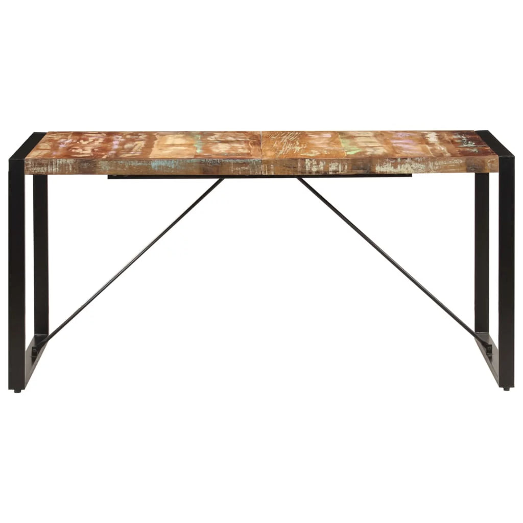 Solid Reclaimed Wood Dining Table Q67787