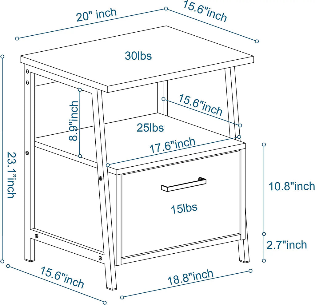 Smoky Oak End Table G26900