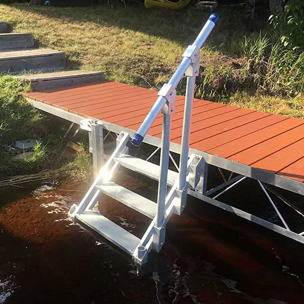2 Step Stairs with Handrail V841