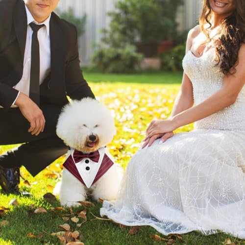 Adjustable Dog Bowtie Bandana W64695