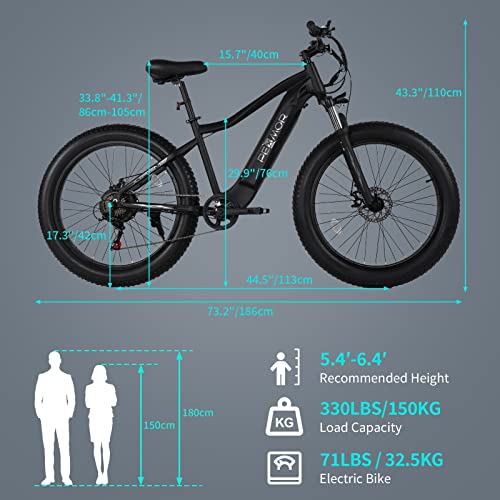 750W Electric Bike 48V 14AH Removable Battery 27.5" Fat Tire 7 Speed Z68562