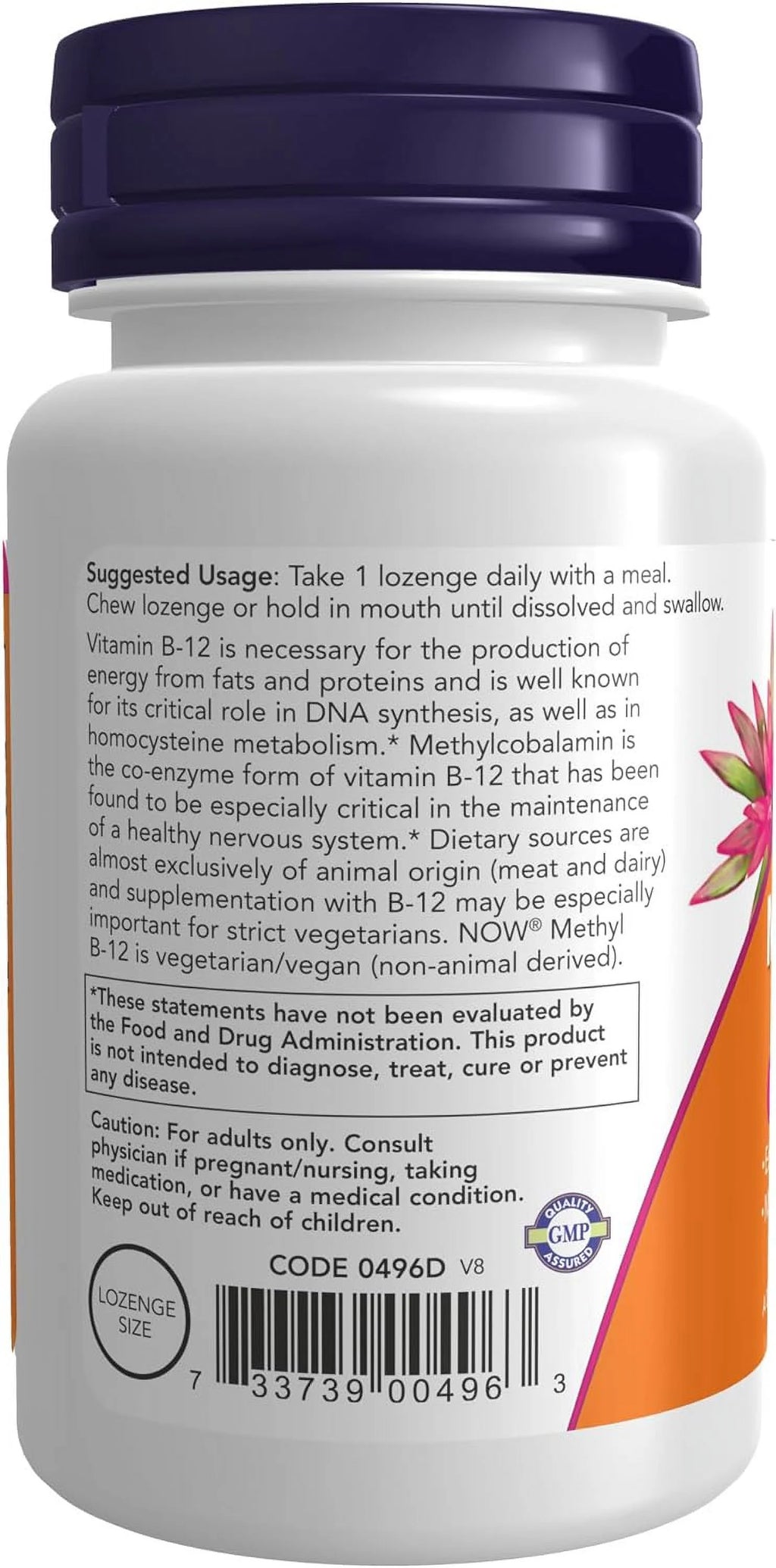 Methyl B-12 5,000 mcg 60 Lozenges Z572823