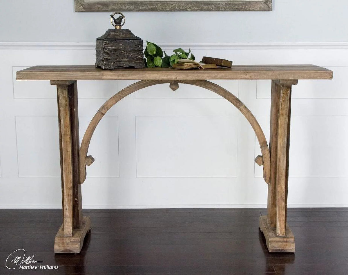 Reclaimed Wood Console Table Q48365