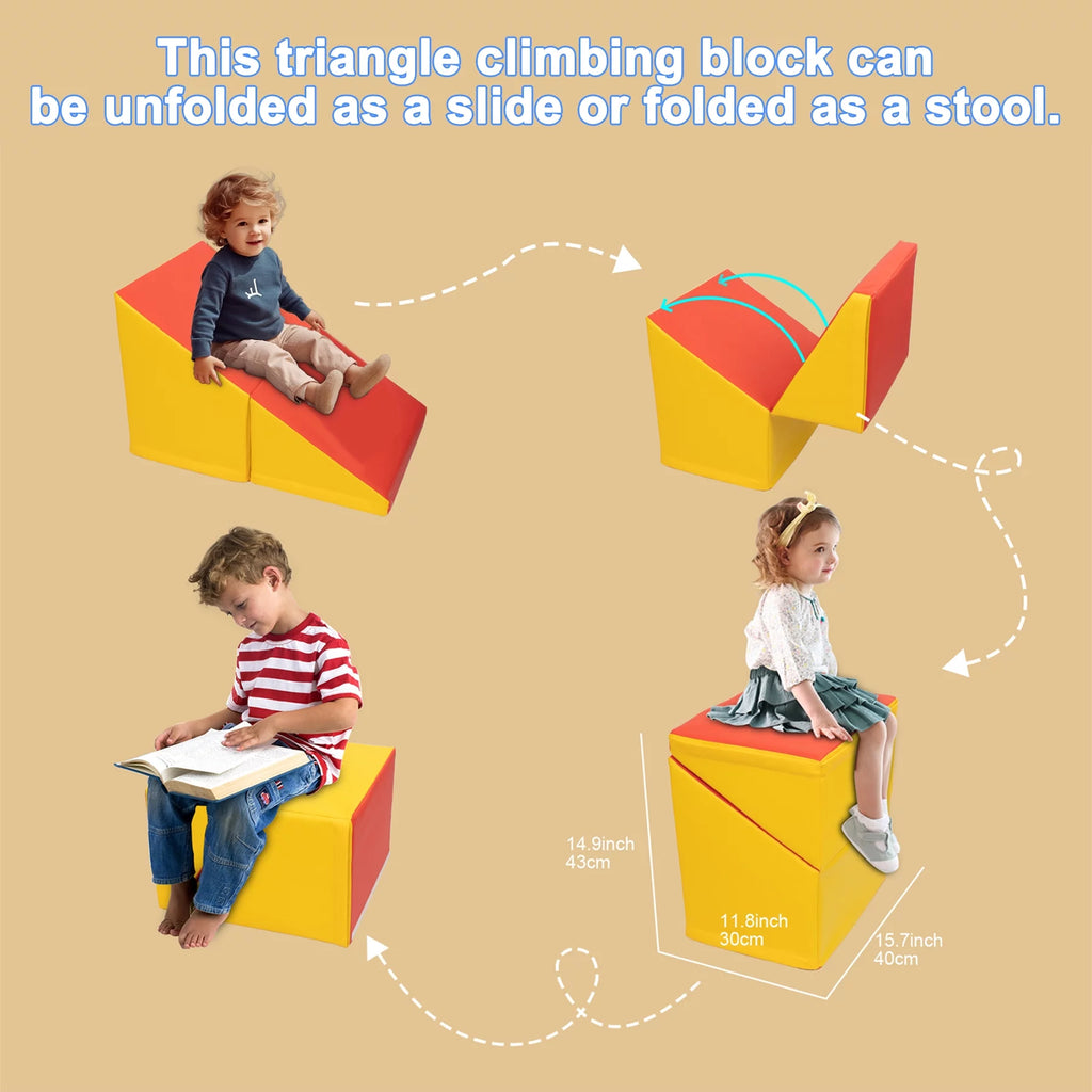 Foam Climb and Crawl Playset 5 Piece Set J515