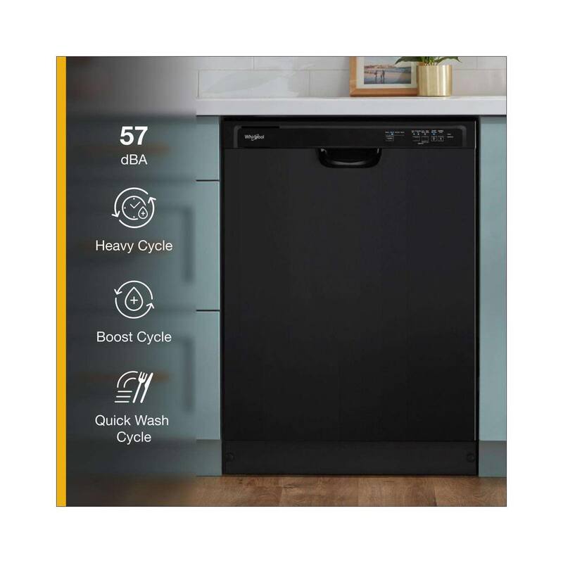 Black 24 in. Built-In Tall Tub Dishwasher S917470