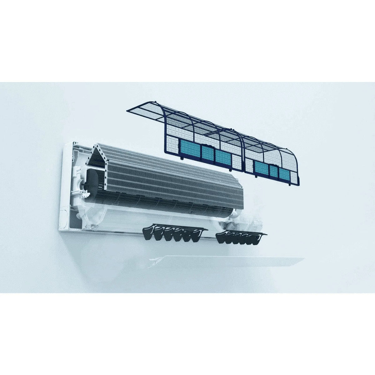 15000 BTU Wall Mounted Heat Pump Air Conditioning System M394