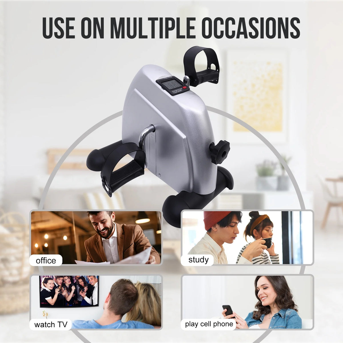 Mini Pedal Exerciser with LCD Display B8427