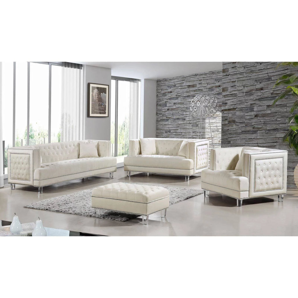 Cream Velvet Chair P2800