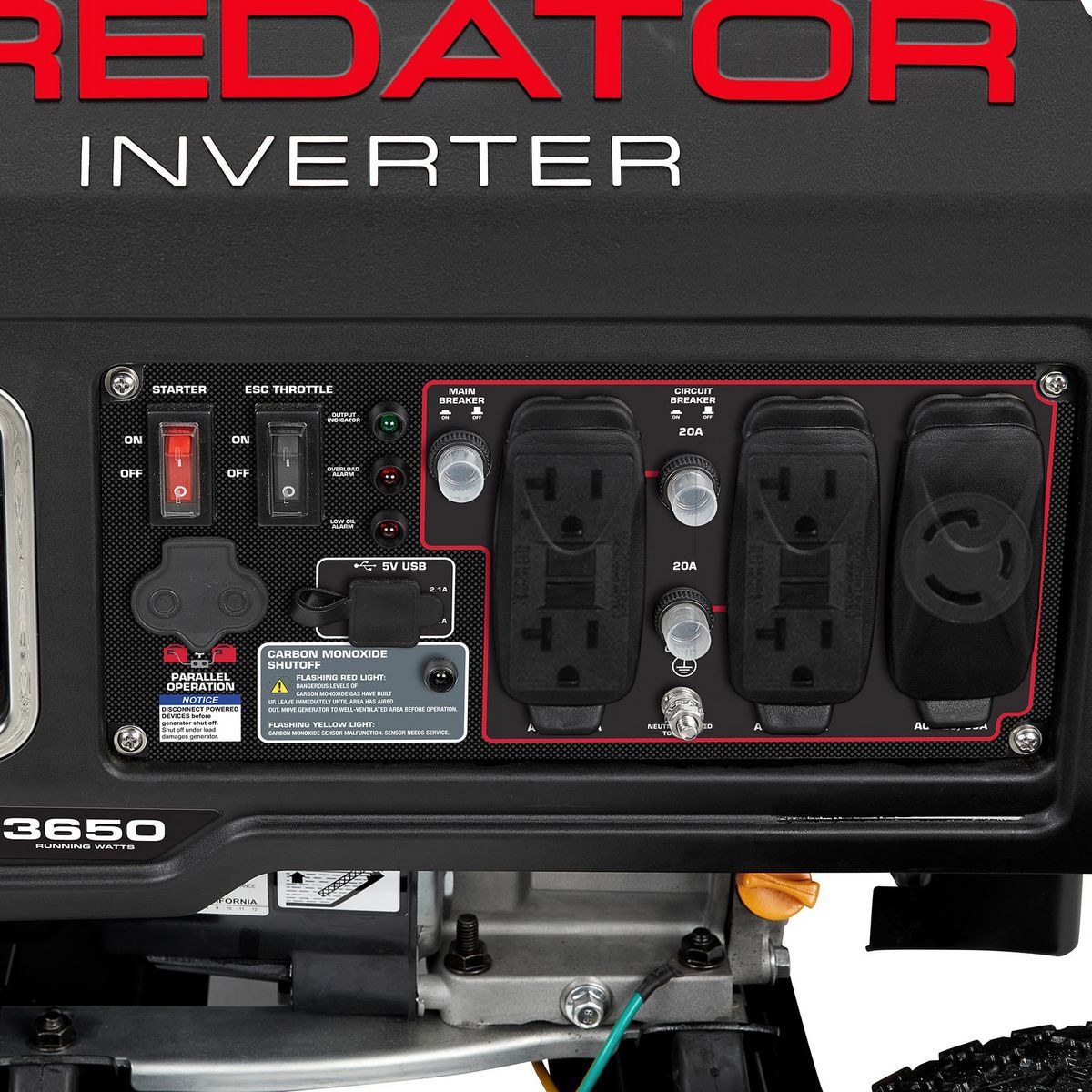 4550 Watt Open-Frame Inverter Generator U816997