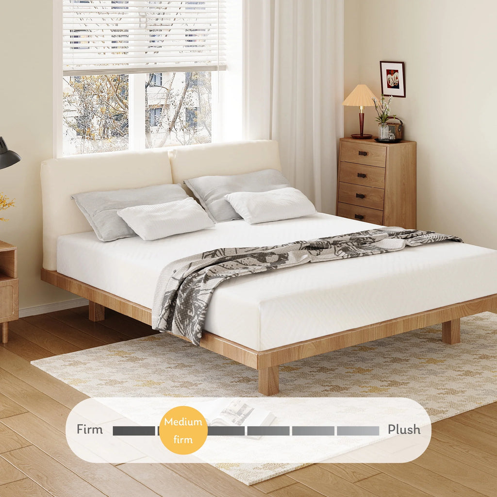 White Twin 6 inch Memory Foam Mattress A83706