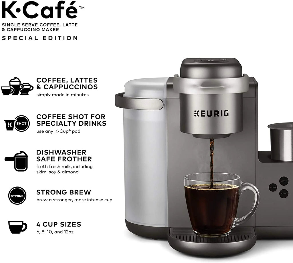 Single Serve Coffee Maker with Milk Frother I984155