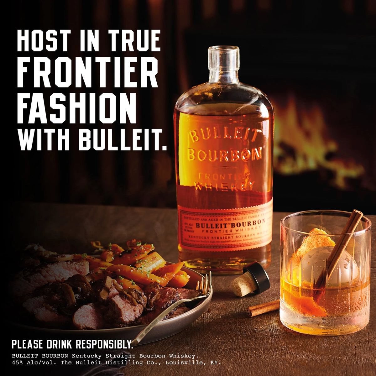 Bourbon Whiskey 750 mL 45% ABV N50238