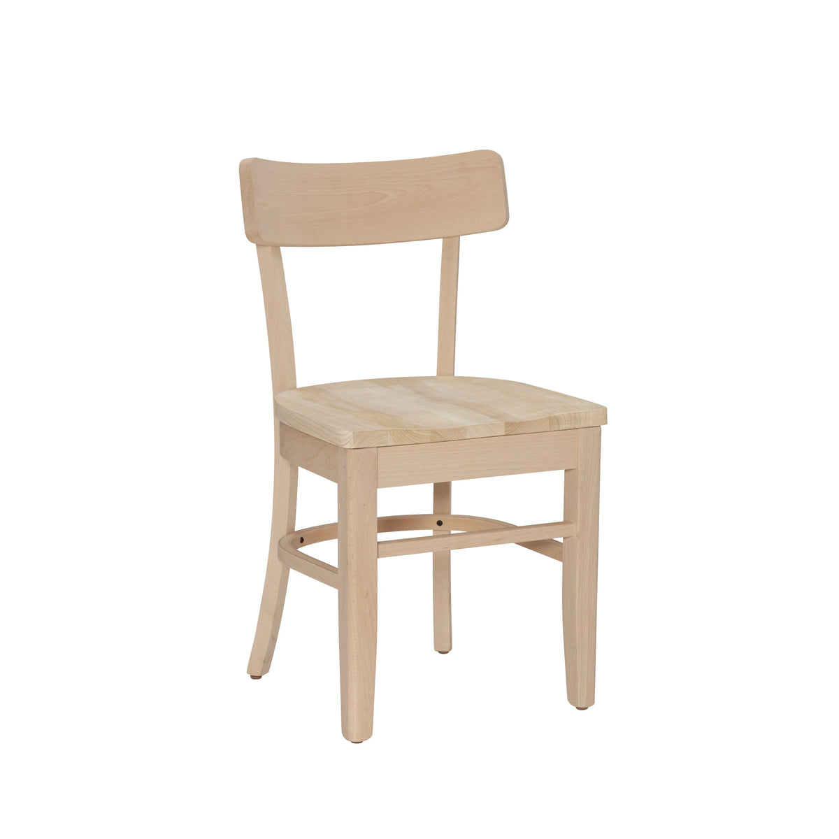 Unfinished Wood Dining Accent Chair, Set of 2 O46382