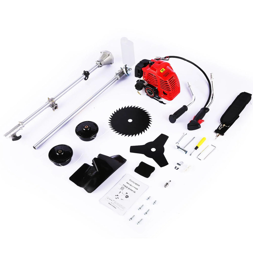 58CC Gas Weed Eaters 2-Cycle Straight Shaft Weed Trimmer Y37933
