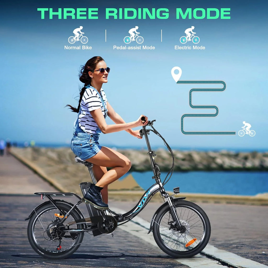 20 Folding Electric Cruiser Bike 500W Step-Through F231