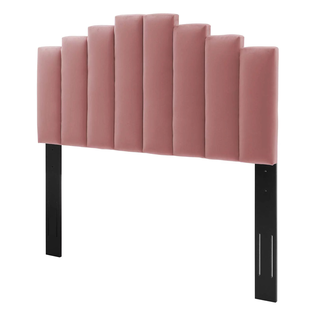 Queen Size Velvet Platform Bed Frame X719121