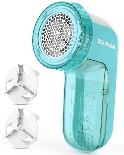 Fabric Shaver and Lint Remover with 2-Speeds, Stainless Steel Blades, Gray V425
