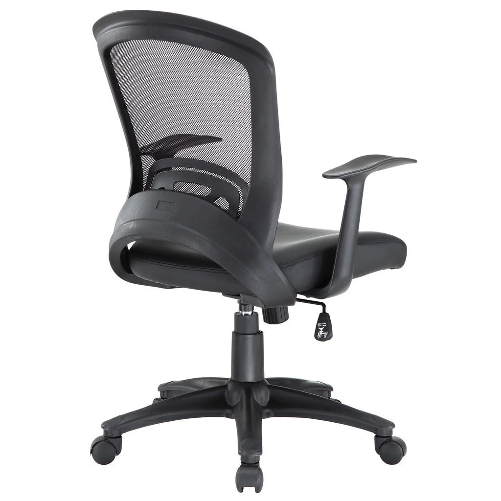 Black Vinyl Office Chair Q4014