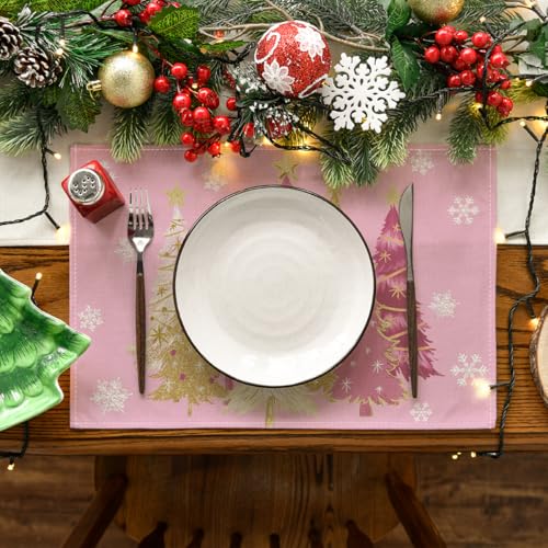Red Christmas Placemats Set of 4 P561