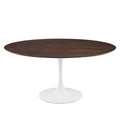 60" Round Wood Metal Dining Table M888