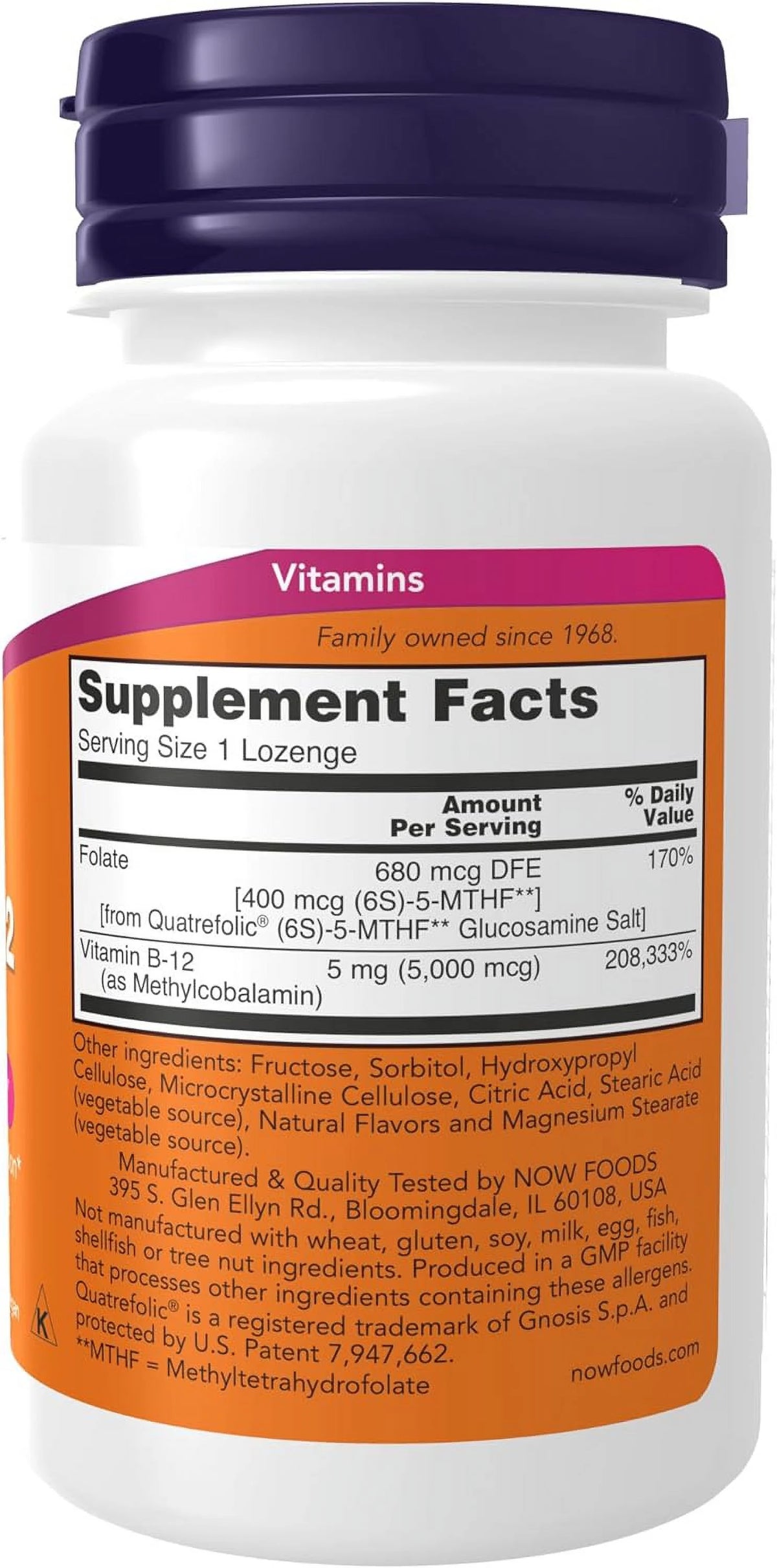 Methyl B-12 5,000 mcg 60 Lozenges Z572823