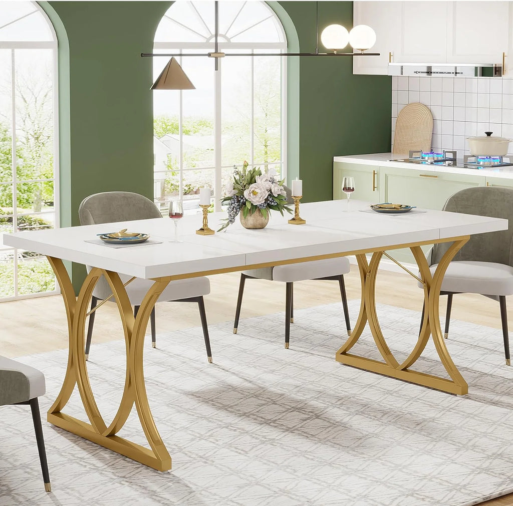 62.9 Inch Dining Table for 4-6 People H7890
