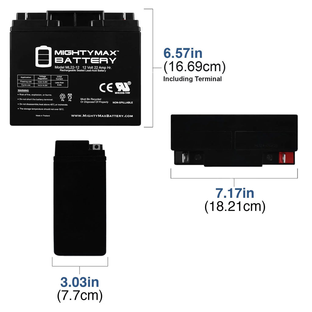 12V 22AH SLA Battery A4581