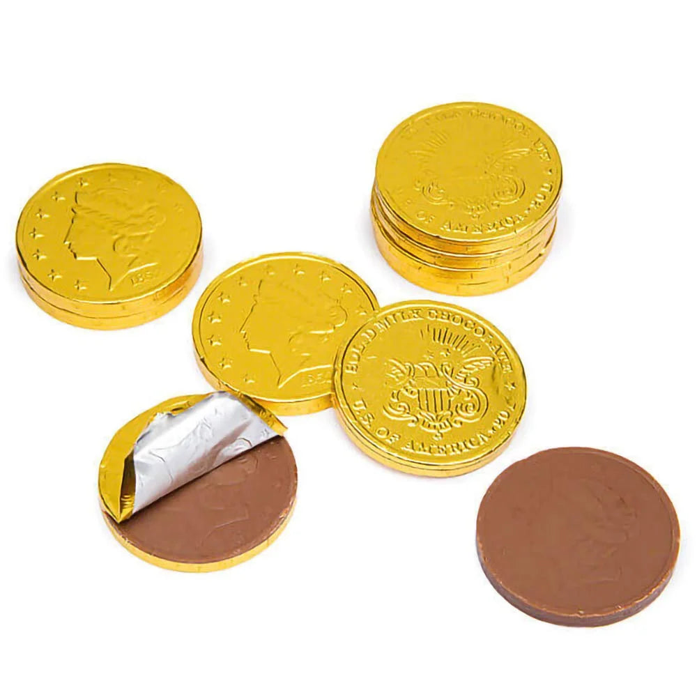 Milk Chocolate Coins 1LB L7662