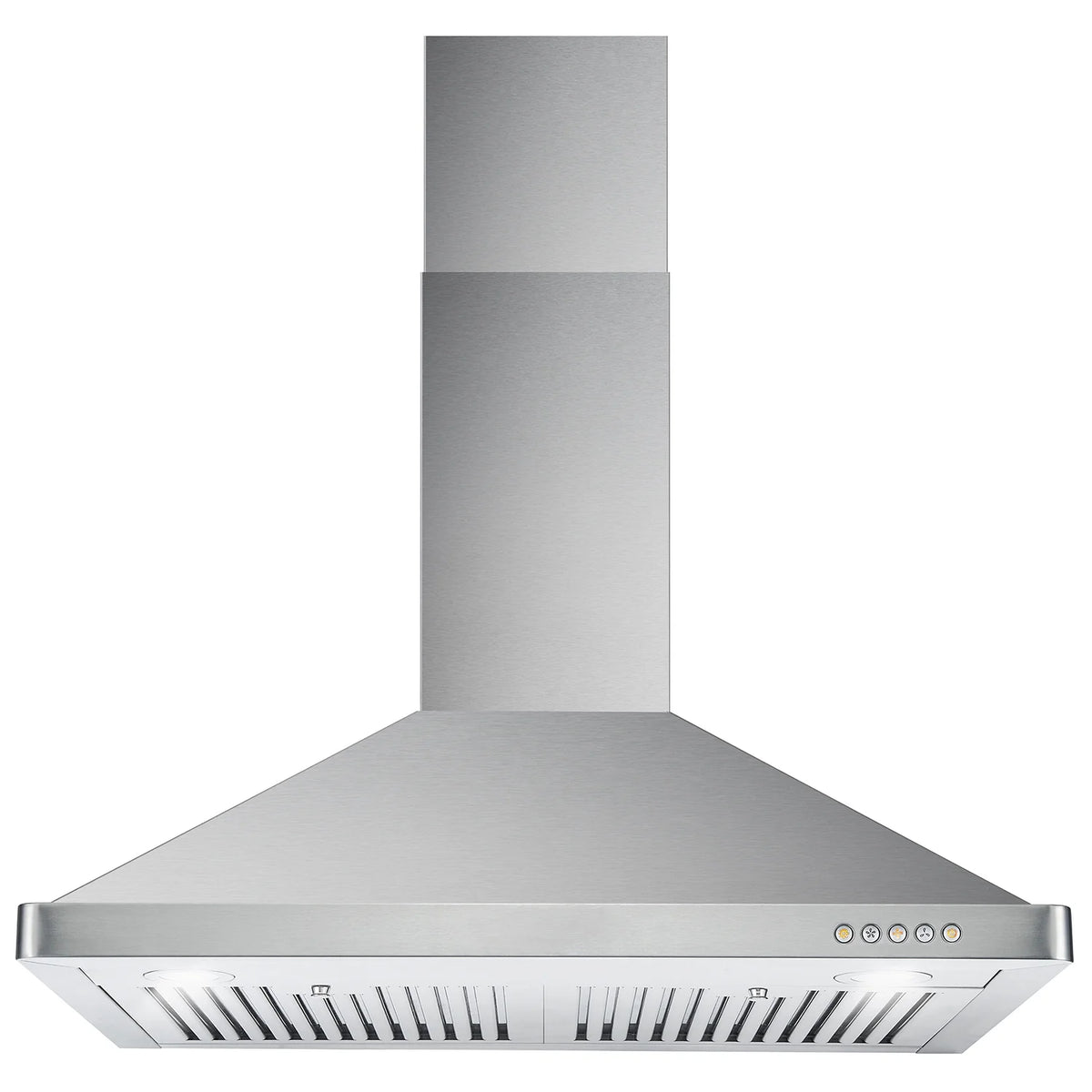 2 Piece Gas Range and Wall Mount Range Hood Kitchen Appliance Bundle L4682