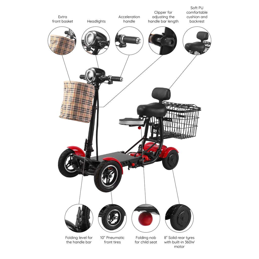 Lightweight Foldable Electric Power Scooter Z487682