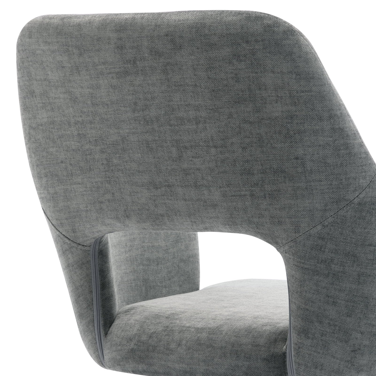 Cream Light Grey Fabric Office Chair P26948