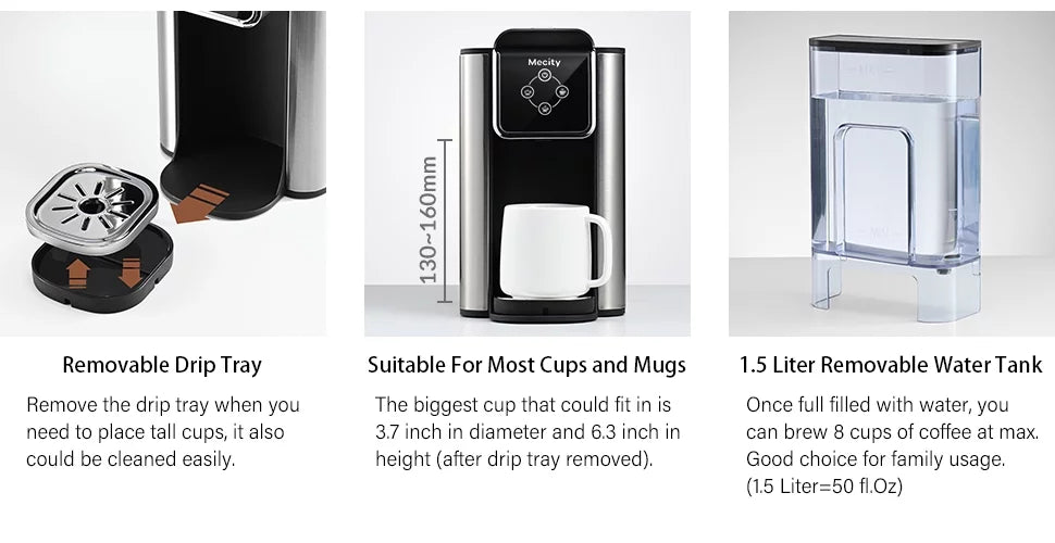 3-in-1 Single Serve Coffee Maker D2272