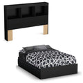 2-Piece Full Bed and Bookcase Headboard Set V657