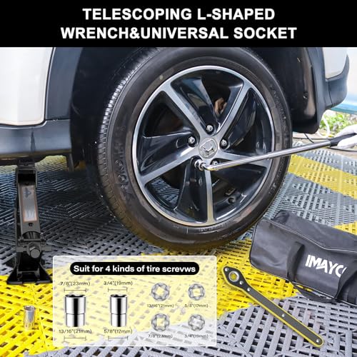 2.5 Ton Universal Scissor Jack with Lug Wrench C6703
