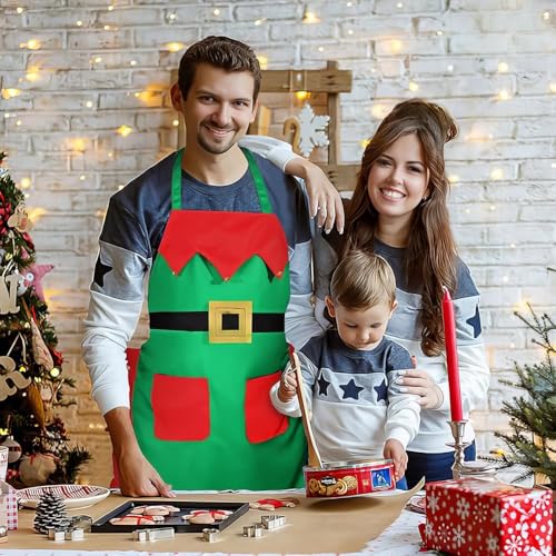 Red & Green Apron T739