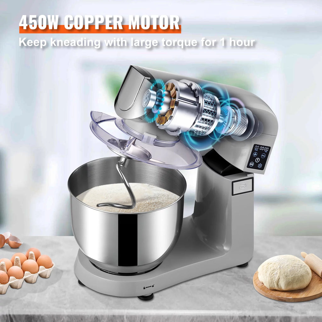 Stand Mixer Tilt Head Dough Mixer 7L 450W 6 Speed T51295