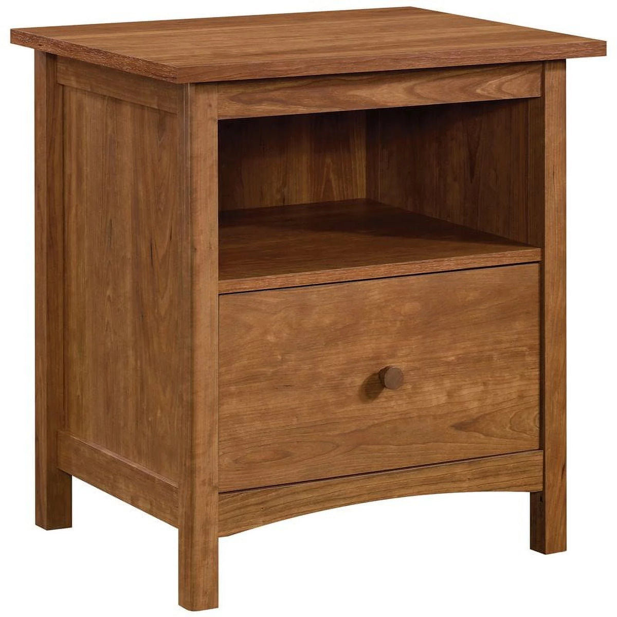 Cherry Finish Nightstand with Drawer Y881