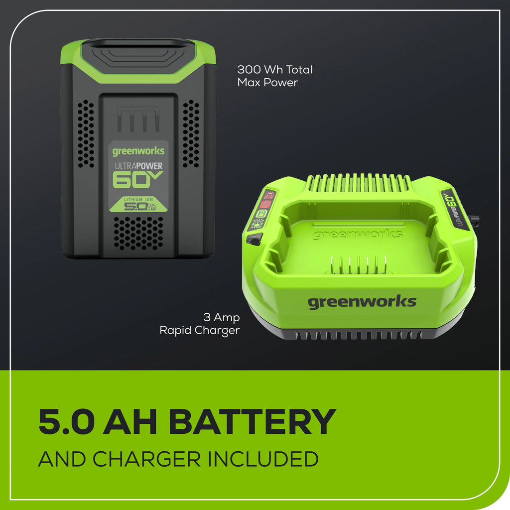 60V 21 Push Lawn Mower with Battery & Charger X12364