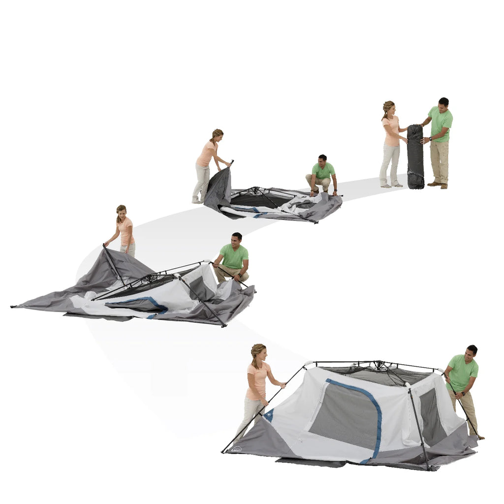6-Person Instant Cabin Tent with LED Light V1827