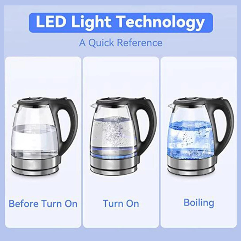 1.7L 1500W Glass Electric Kettle Z9883