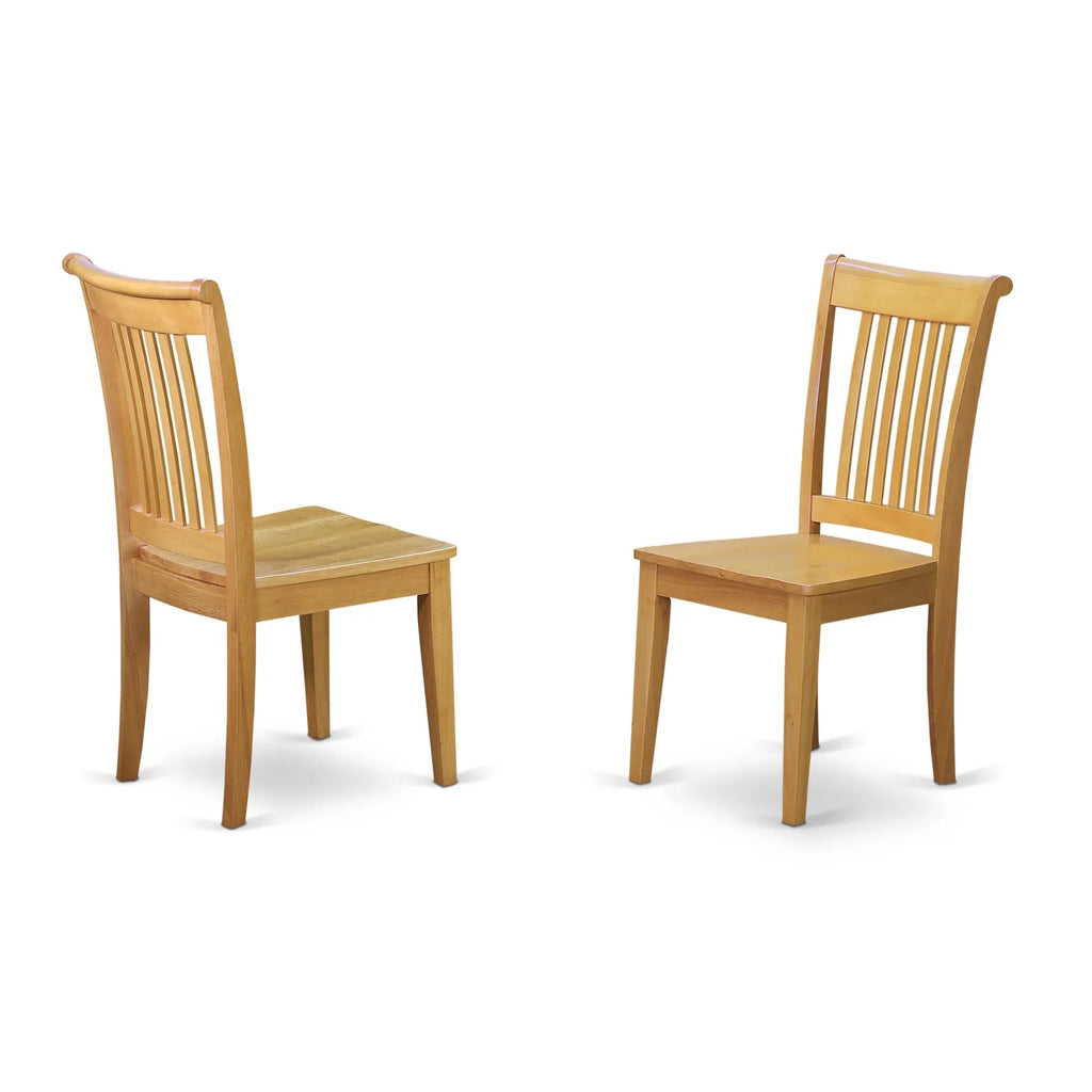 3 Pc Wood Dining Table Set with 2 Chairs C46748