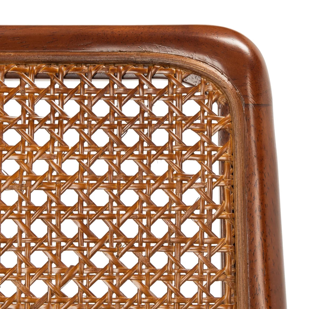 Brown Rattan Dining Chair Set of 2 O60175