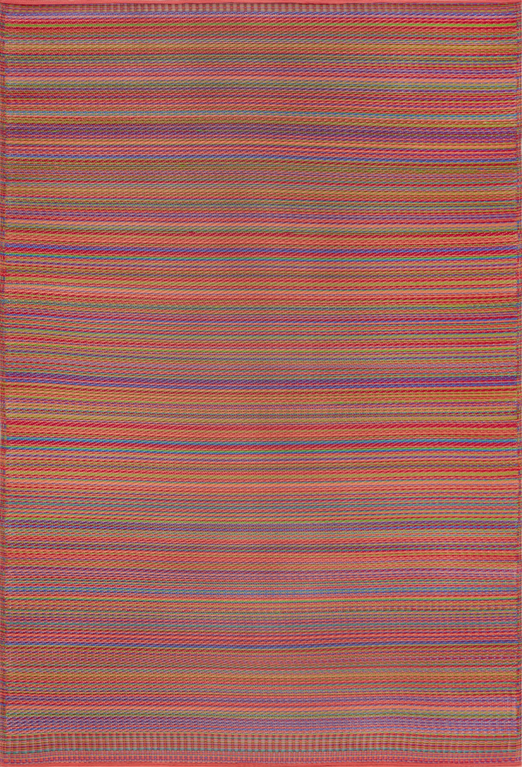 6x9 Waterproof Reversible Plastic Straw Outdoor Rug F998394