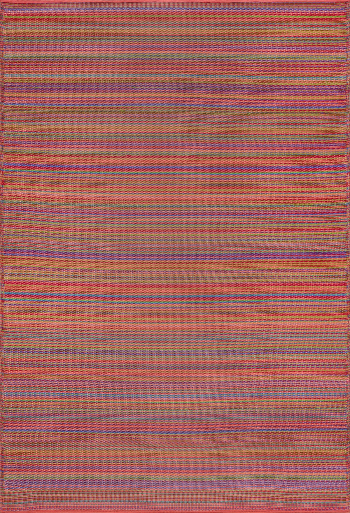 6x9 Waterproof Reversible Plastic Straw Outdoor Rug F998394