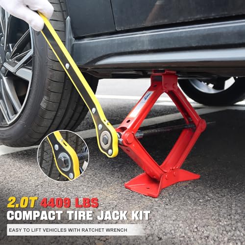 2.5 Ton Universal Scissor Jack with Lug Wrench C6703