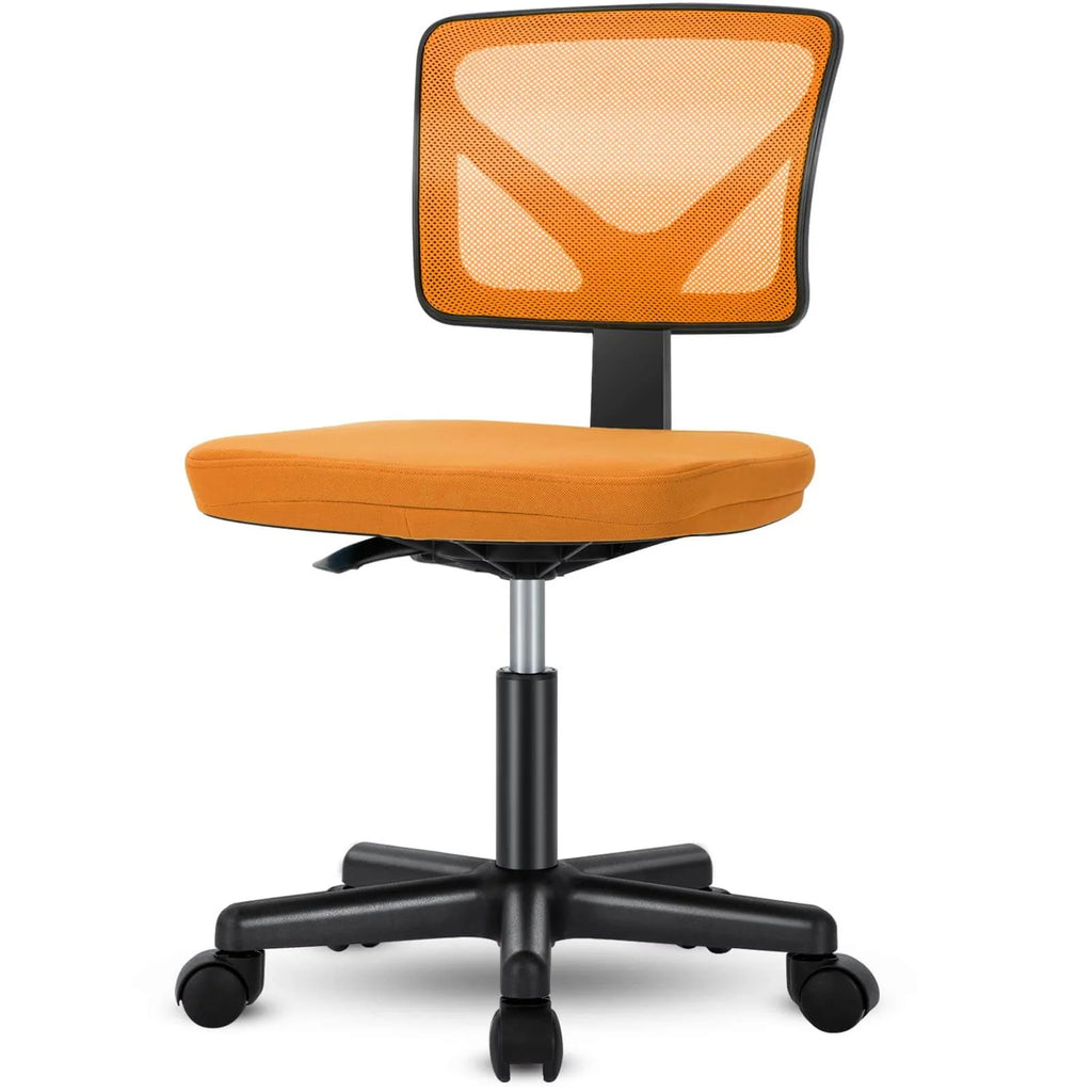 Ergonomic Office Chair with Wheels, Orange E6891