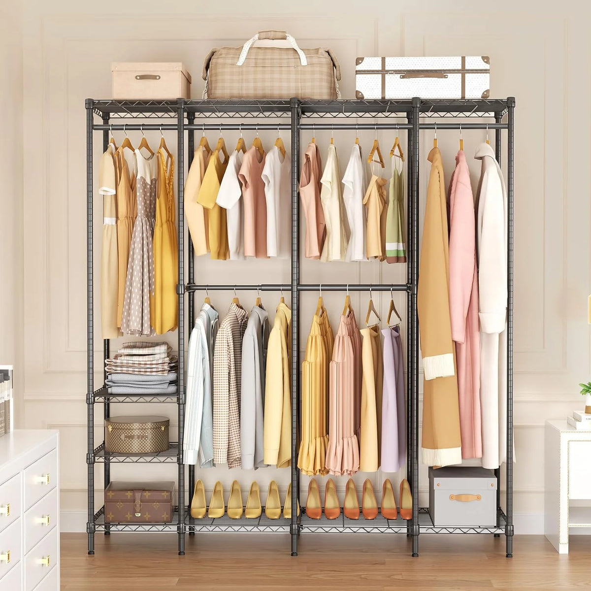 Freestanding Portable Wardrobe Closet Organizer X966992