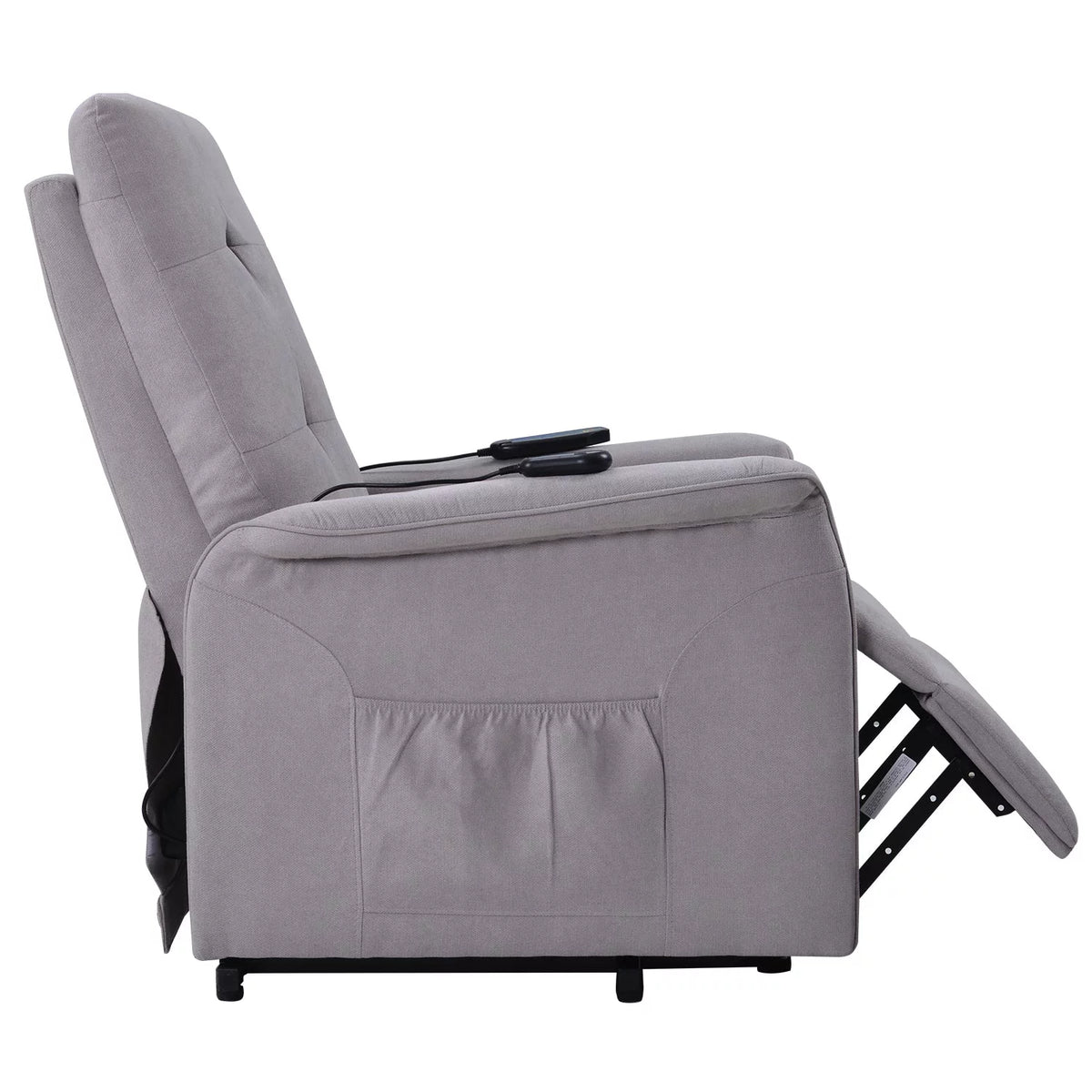 Power Lift Recliner Chair Light Gray J529