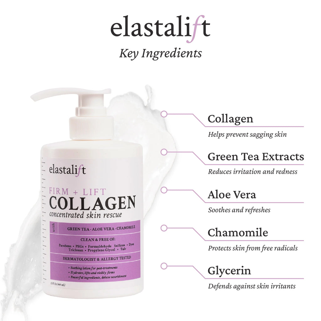 Collagen Face Cream and Body Cream and Face Serum Set of Three T20363